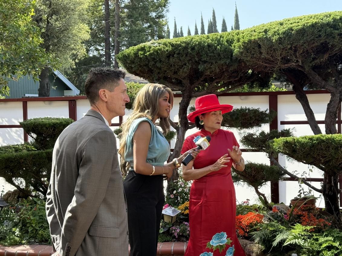 Guests enjoying refreshments