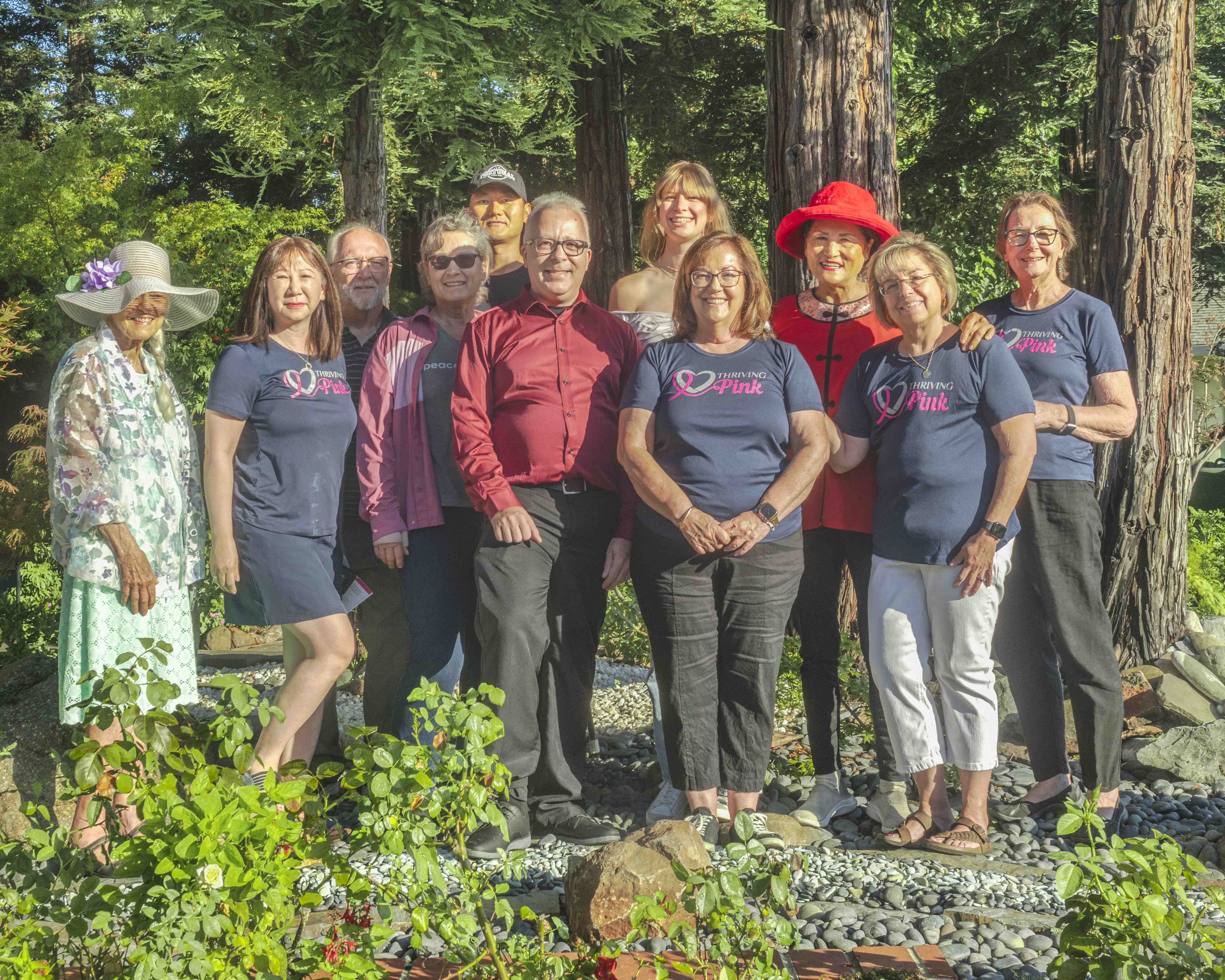 Thriving Pink event team at Huei’s Garden