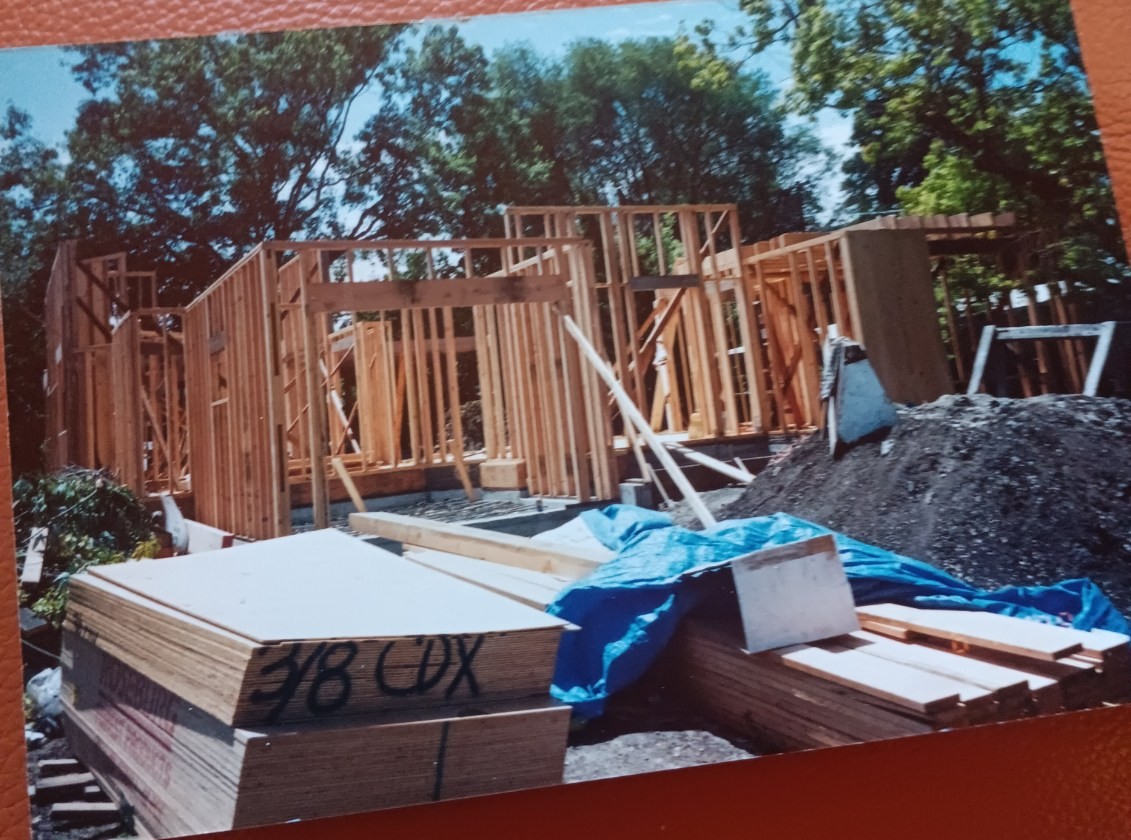 Framing out beds and paths